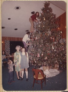 Christmas festivities c. 1970s