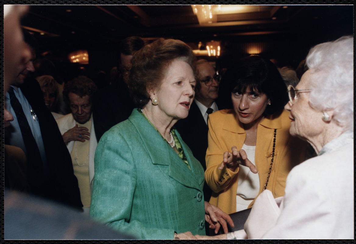 Margaret Thatcher visit 06/24/1998 - Digital Commonwealth