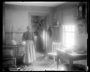 Old woman in kitchen