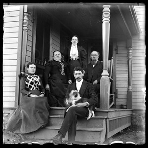 Family group on porch