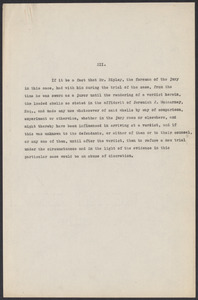 Sacco-Vanzetti Case Records, 1920-1928. Defense Papers. Notes re: Ripley Motion, 1921. Box 7, Folder 29, Harvard Law School Library, Historical & Special Collections