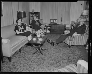 Mr. & Mrs. Francis E. White. Frank, Elizabeth, Barbara