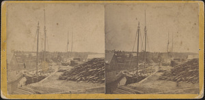 Weymouth, Massachusetts, lumber yard ship boat