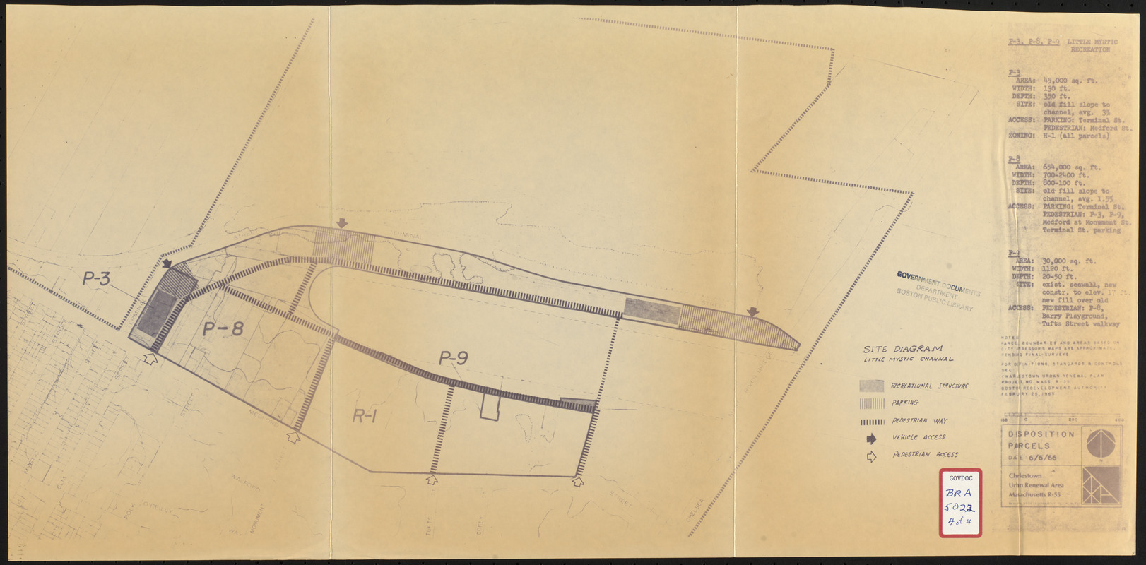 Disposition parcels, Charlestown urban renewal area, Massachusetts R-55