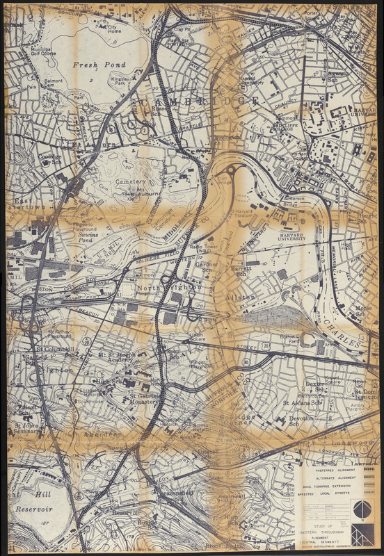 Report on the alternate master highway plan for the Boston metropolitan area