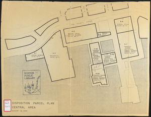 Disposition parcel plan, central area