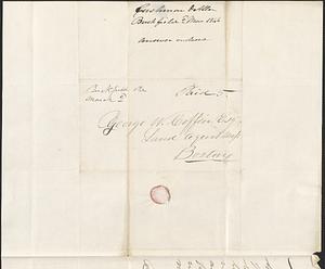 Cushman and Allen to George Coffin, 2 March 1846