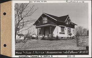 Waine C. and Hilda A. Niskala, house, Hubbardston, Mass., Mar. 31, 1941