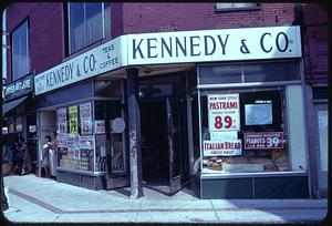 Kennedy & Co. storefront, Hanover Street, Boston