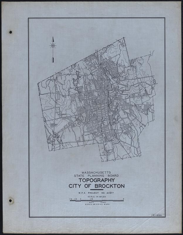 Topography City of Brockton Digital Commonwealth