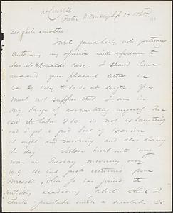 Letter from John D. Long to Zadoc Long and Julia D. Long, September 13, 1865