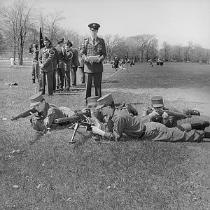 ROTC inspection, Buttonwood Park, New Bedford