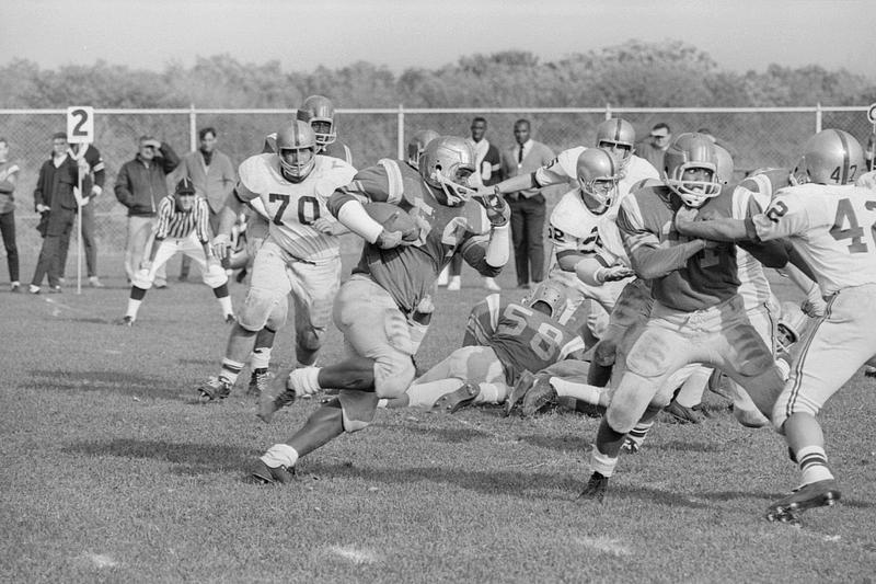 Football game, Bishop Stang versus Dartmouth High School