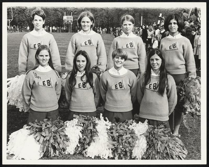 Flanked by Shakers is this bevy from East Bridgewater High School ...