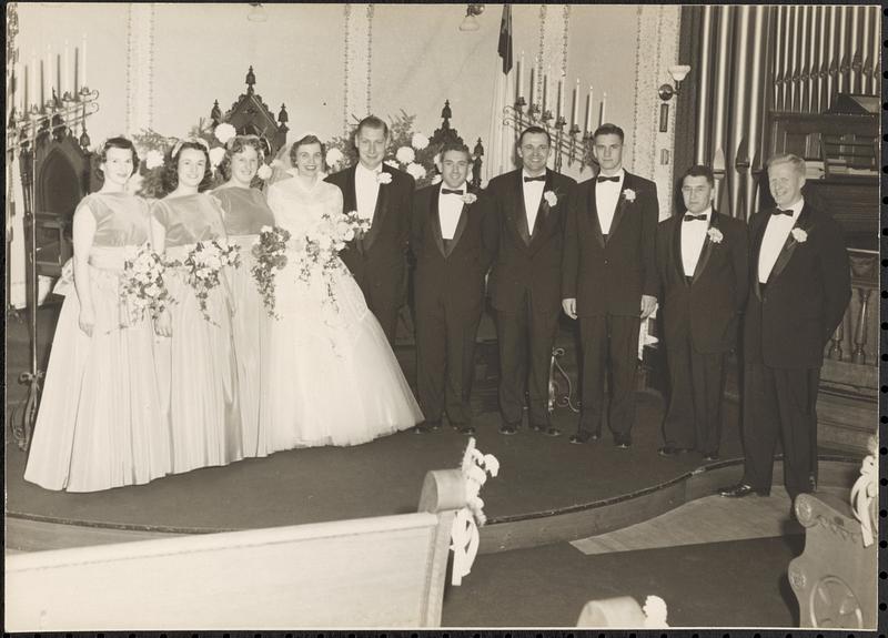 Marjorie Sanderson Babb wedding