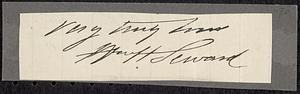 Autograph of William H. Seward, Jr.