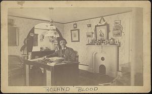 Rolan H. Blood in his study