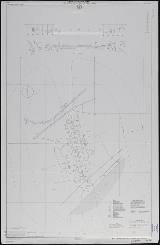 Airport obstruction chart