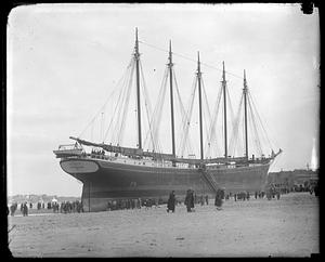 Schooner Nancy ashore at Nantasket