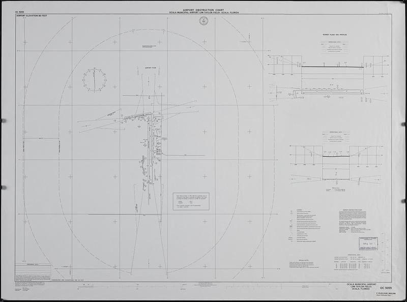 Airport obstruction chart, OC 5055, Ocala Municipal Airport (Jimmy Taylor Field), Ocala, Florida
