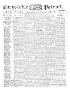 Barnstable Patriot. July 29, 1884 - Digital Commonwealth