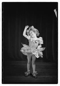 Girl dancer in costume