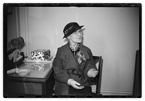 Mrs. Townsend, wife of Townsend old age plan