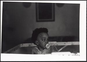 Baby with a pacifier