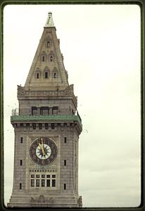 Boston 1998: Top of the Customs House Tower that is listed on the National Register