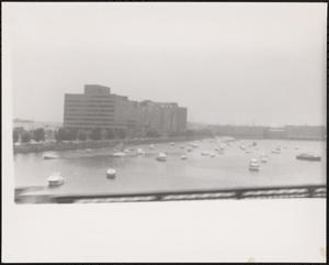 View of boats on the water