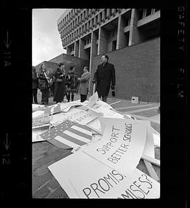 Teachers strike for better working conditions, downtown Boston