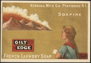 Soapine gilt edge French Laundry soap