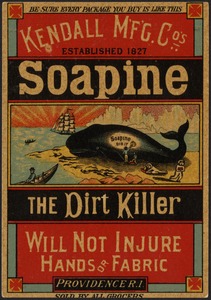 Soapine the dirt killer will not injure hands and fabric - be sure every package you buy is like this