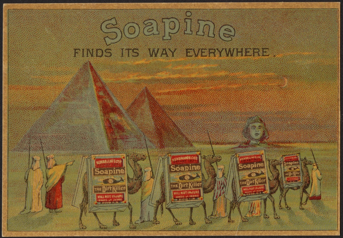 Soapine finds its way everywhere.