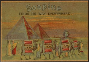 Soapine finds its way everywhere.