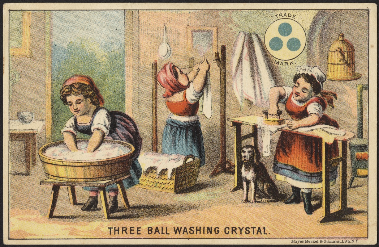 Three ball washing crystal