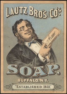 Lautz Bro's and Co.'s Soaps, Buffalo, N. Y. "Established 1853."