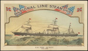 National Line steamships, S. S. The Queen, 4471 tons