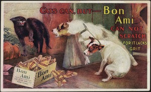 Cats can, but -- Bon Ami can not scratch for it lacks grit