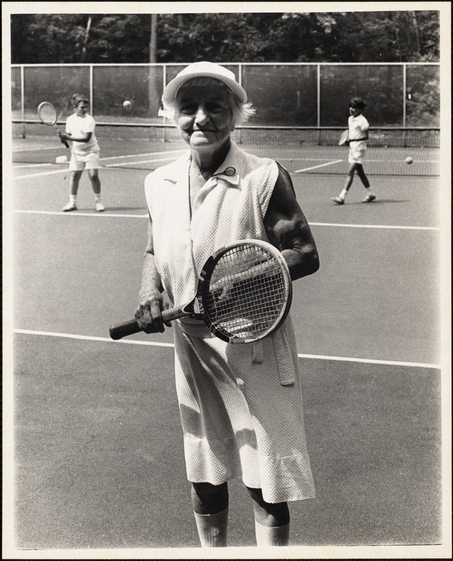 Hazel Hotchkiss Wightman - June, 1968 - P.M. Tennis Camp