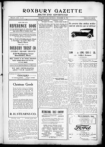 Roxbury Gazette and South End Advertiser, December 16, 1922