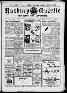 Roxbury Gazette and South End Advertiser, November 22, 1946