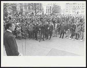 Northeastern Univ. Pro Vietnam student rally see Sewall story.