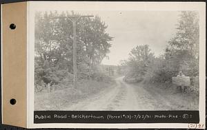 Contract No. 21, Portion of Ware-Belchertown Highway, Ware and Belchertown, public road, Plan No. S-2, Belchertown, Mass., Jul. 22, 1931