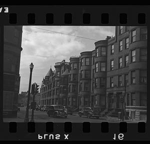 Marlborough Street, Boston, Massachusetts, between Massachusetts Avenue and Charlesgate East