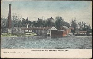 Hollingsworth & Vose Paper Mill, Groton, Mass.