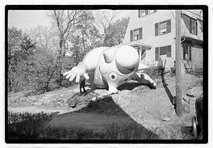 Giant pig character balloon