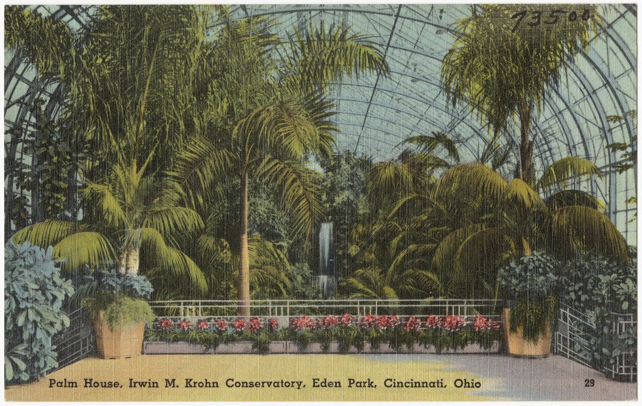 Palm House, Irwin M. Krohn Conservatory, Eden Park, Cincinnati, Ohio