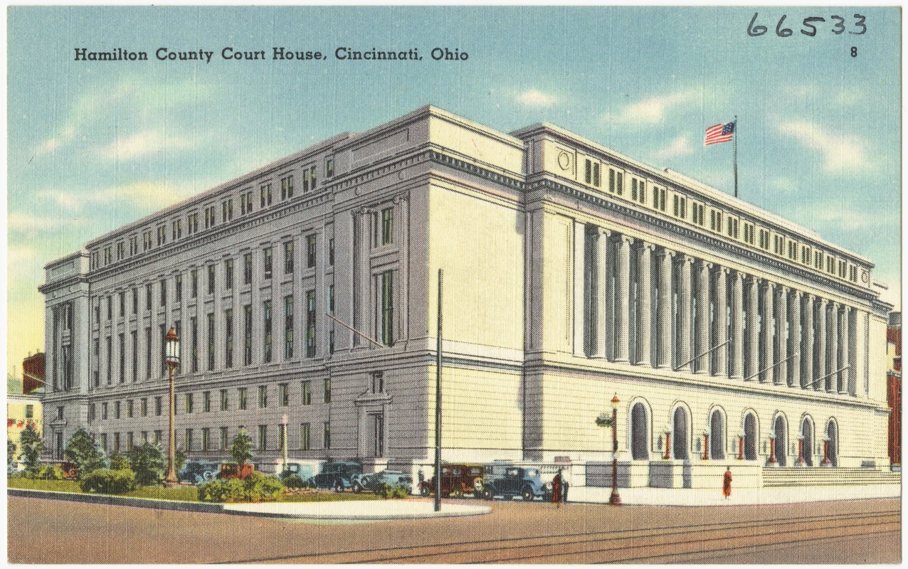 Hamilton County Court House Cincinnati Ohio Digital Commonwealth