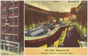 Hi-Hat Restaurant, 124 East Sixth St., Cincinnati, Ohio